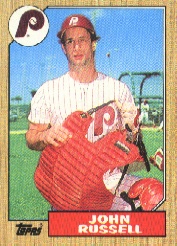1987 Topps Baseball Cards      379     John Russell